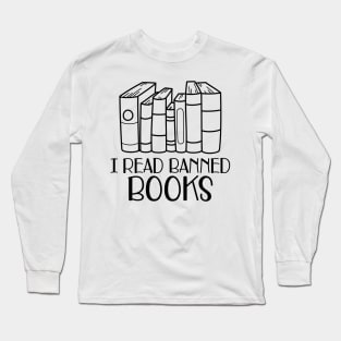 Book - I read banned books Long Sleeve T-Shirt